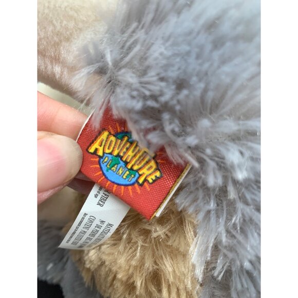 Adventure Planet 15" Gray Wolf Pup Dog Plush Stuffed Animal - Picture 5 of 8